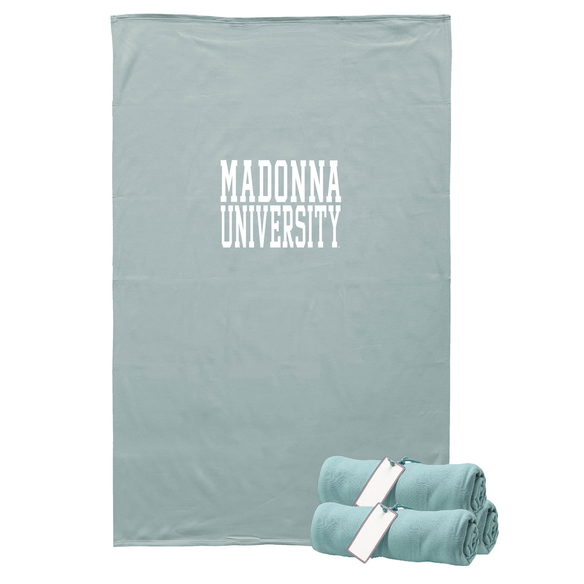 Madonna MV Sport ProWeave Sweatshirt Blanket, Royal Madonna University Campus Store Madonna