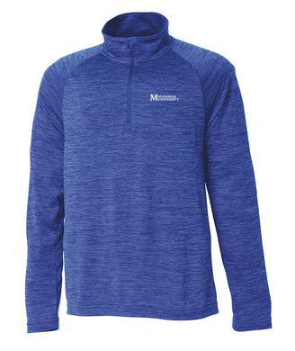Charles River Men's Space Dye Performance Pullover, Royal