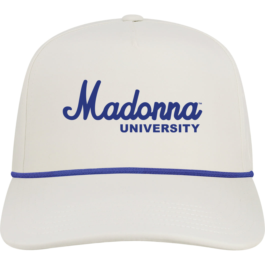 5-Panel Adjustable Hat | White