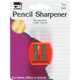 Pencil Sharpener 2 Hole 1Pk