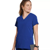 Supplies Ladies Nursing Scrub Top (2206) | Galaxy Blue