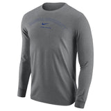 Core Cotton Long Sleeve by Nike | Dark Heather