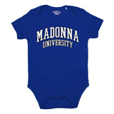 Infant Short Sleeve Snap Onesie | Royal