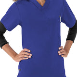 Supplies Unisex Nursing Scrub Top (2200) | Galaxy Blue