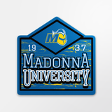 4 inch Weather Resistant Sticker | Wood Grain Sign