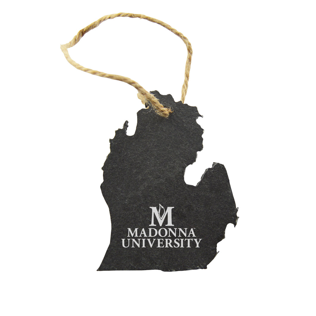 State Shape Slate Ornament