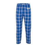 Men's Harley Flannel Pant | Royal/Silver Plaid