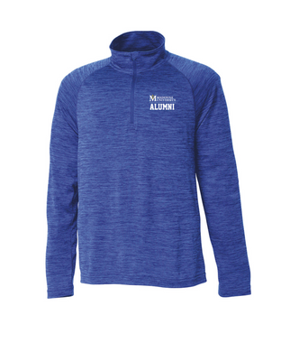 Alumni Space Dye Performance Pullover | Royal