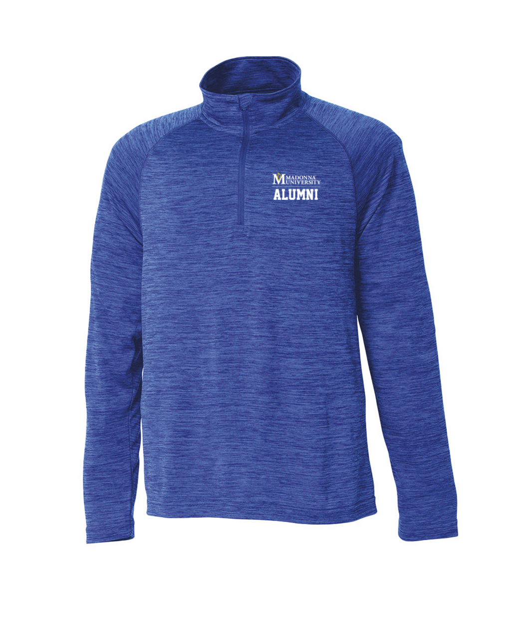 Alumni Space Dye Performance Pullover | Royal