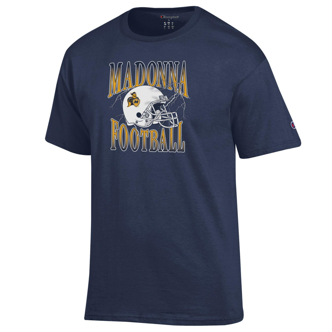 Retro Football Tee | Navy