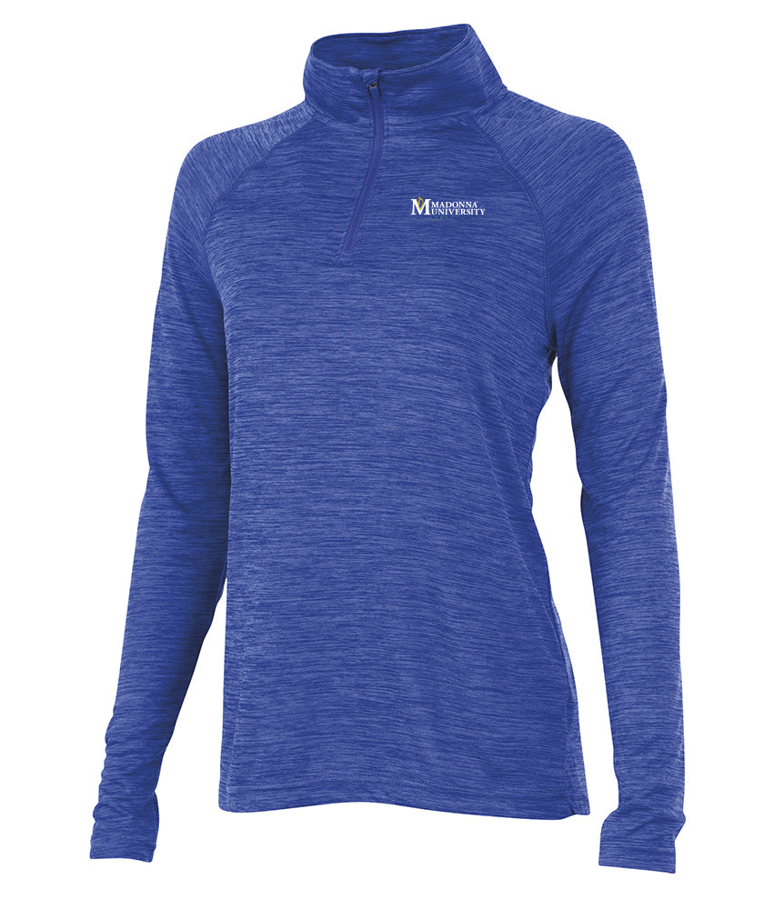 Charles River Women's Space Dye Performance Pullover, Royal