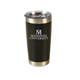 20 OZ Black Powder Coated University Tumbler