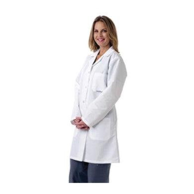 Graduate Ladies Full Length Lab Coat, White (MDT13)