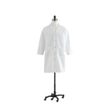 Graduate Men's Full Length Lab Coat | White