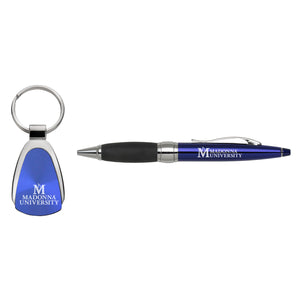 LXG Pen and Key Chain Set, Blue